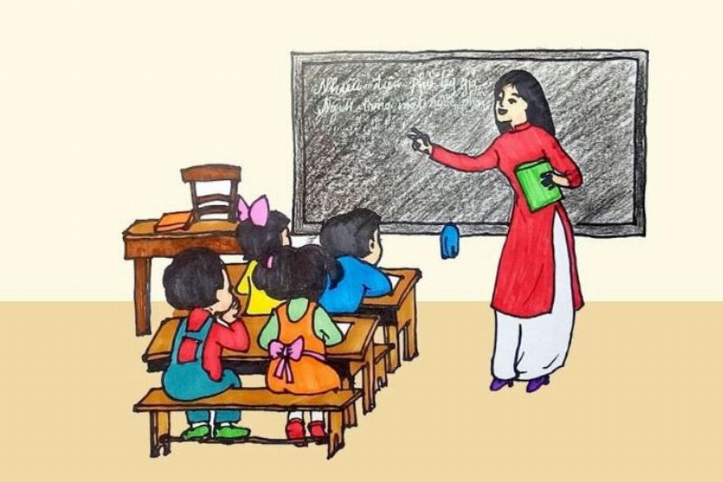 Một bức tranh hoàn chỉnh thể hiện lòng biết ơn ngày Nhà giáo Việt Nam 20 tháng 11